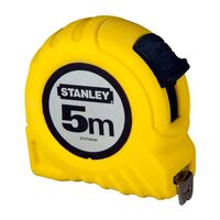 Рулетка 5 м х 19 мм. пластмассовый корпус, 0-30-497 STANLEY