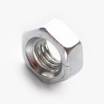 Гайка шестигранная М12 DIN 934 кл. пр. 6 цинк белый (пач. 25 шт.), APRO 6012-2