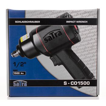Пневматический гайковерт ударный 1/2"DR 1500Nm, S-CO1500 SATRA
