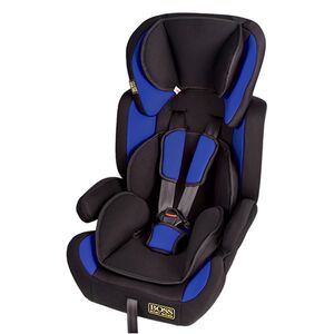 Автокресло детское BOSS NE-EF-02 (9-36 кг) группа 1-2-3 черно-синее (NE-EF-02)