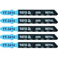 Полотно для електролобзикаметал 32TPI, L = 75 мм, уп. 5 шт., YT-3414 YATO