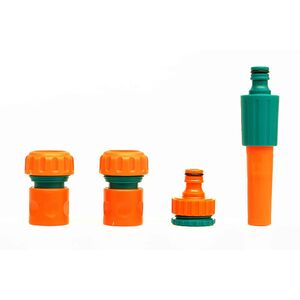 Ороситель прямой с набором соединений 1/2 ", 3/4", 1 ", ABS-пластик, 4 шт, 89203 FLO