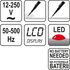 Индикатор напряжения контрольный цифровой 12-250 V LCD, YT-2862 YATO