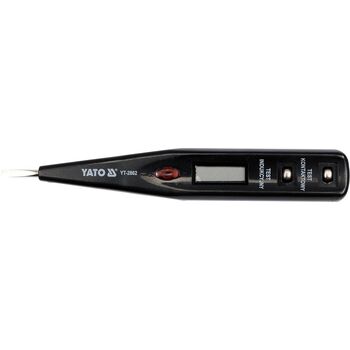 Индикатор напряжения контрольный цифровой 12-250 V LCD, YT-2862 YATO