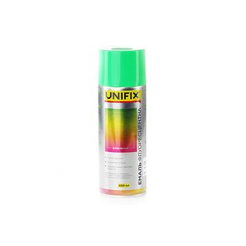 Эмаль акриловая флуоресцентная RAL 6038 Зеленый 400мл UNIFIX 941045