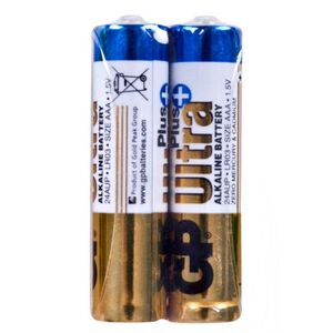 Батарейка GP ULTRA PLUS ALKALINE 1.5V 24AUP21-S2 щелочная, LR03 пвх пленка 2шт в упаковке (489119921