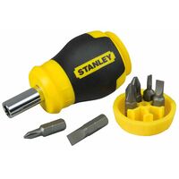 Отвертка держатель насадок HEX 1/4 "Multibit Stubby" 6 насадок, (компл. 7 шт.), 0-66-357 STANLEY