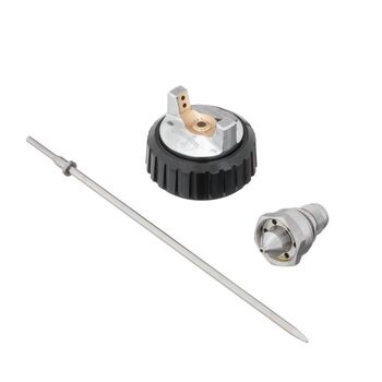 Комплект 1.4мм форсунка, воздушная головка, игла к краскопультам HVLP BLACK M-DIAMOND (PT-0163, PT-0164, PT-0168) STORM, PT-2614 INTERTOOL
