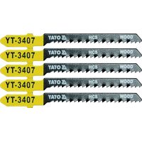 Полотно для електролобзикадерево 13TPI, L = 75 мм. Уп. 5 шт., YT-3407 YATO