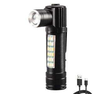 Фонарь SY-2209-Р50+18SMD(RGB), Li-Ion аккум., индикация заряда, ЗУ USB, zoom, Box (SY-2209-Р50+18SMD