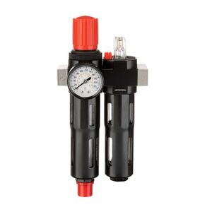 Блок подготовки воздуха 1/4", 5мкм, 850 л/мин, металл, PROFI, PT-1435 INTERTOOL