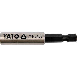 Тримач магнітний насадок викруткових 1/4", L= 60 мм, YT-0465 YATO