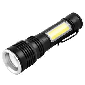 Ліхтар BL-T630S-XPE+COB, ЗУ mircoUSB, вбудований акумулятор, zoom, затискач, Box