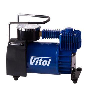 Компресор ViTOL К-52 150psi/15Amp/40л/Автостоп/прикурювач К-52