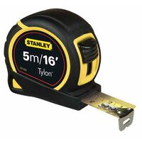 Рулетка "Tylon" L = 5 м x 19 мм. метрическая + дюймовая, эргон. корпус, 1-30-696 STANLEY