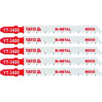 Полотно для электролобзика BI-METAL дерево, 6TPI, l = 100м, набор 5пр., YT-3400 YATO