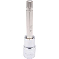 Головка торцевая квадрату 1/2 "с насадкой" SPLINE "удлиненная M10, L = 100 мм, YT-04353 YATO