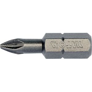 Насадка викруткова "Pozidriv" РZ1 x 25 мм. HEX 1/4". 10 Уп/Шт., YT-04702 YATO