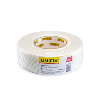 Лента стекловолоконная серпянка 50мм*90м UNIFIX, SP-5090