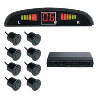 Парктроник TIGER TG-P8/LED/8 датчика D=18mm/коннектор/black/black (TG-P8)