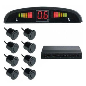 Парктроник TIGER TG-P8/LED/8 датчика D=18mm/коннектор/black/black (TG-P8)