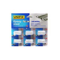 Холодная сварка белая 6*10г (блистер) UNIFIX 940015