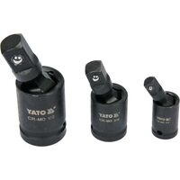 Карданы ударные квадрати- 1/2 ", 3/8", 1/4 ", 3 шт, YT-10643 YATO