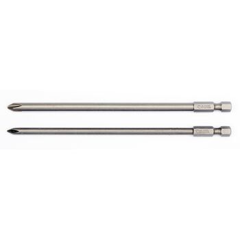 Насадка отверточной "Philips" PH1, PH2 x 150 мм, HEX 1/4 ". Набор 2 шт., YT-0489 YATO