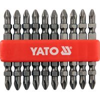 Насадка викруткова двостороння "Philips" РН2 > PH2, L= 65 мм. 10 Уп/Шт., YT-0481 YATO