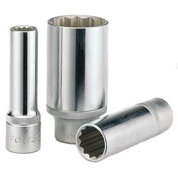 Головка 1/2" глубокая 12-гр. 10мм, L=77 (5497710 Force)