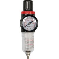 Редук. фильтр с Сепар. и манометром 1/4 ", 0,93MPa, 60 ° max, YT-2382 YATO