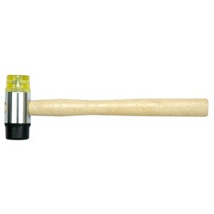 Молоток гумa-пластик з дерев'яною ручкою, ?=35мм, 33950 VOREL