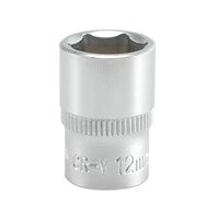 Головка торцевая 6-гранная квадрат 1/4 ", М = 12 мм, L = 25 мм, YT-1411 YATO