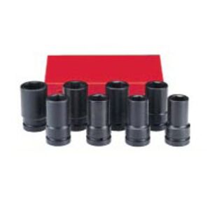 Набір головок 1" DR ударних глибоких 8 пр., 8081DS Force