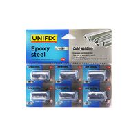 Холодная сварка серая 6*10г (блистер) UNIFIX 940016