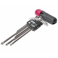 Набір ключів TORX з отвором T10H-T50H 9ед., 3924 JTC