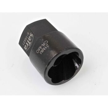 Головка ударная Cr-Mo для слизанных гаек 6-гр. 1/2" 21мм, S-TSX21 SATRA