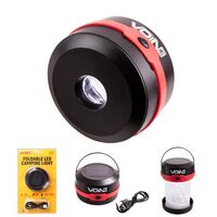 Ліхтар для кемпіга VOIN VL-53, 3W XPE/Power Bank1200mAh/солн. панель/складаний (VL-53)