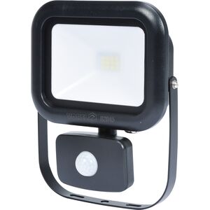 Прожектор SMD LED диодный с датчиком движения сетевой 230В, 10Вт, 800 lm, с крепежным. скобой, 82845 VOREL
