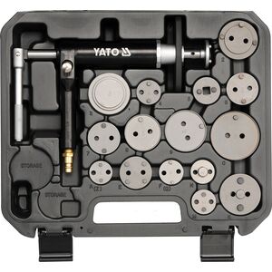 Гальмівні затискачі пневматичні, 16 елементів, YT-0671 YATO
