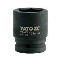 Головка торцевая ударная 6-гранная квадрат 3/4 ", М = 32 мм, L = 56 мм, YT-1082 YATO