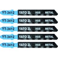 Полотно для електролобзикаметал 21TPI, L = 75 мм, уп. 5 шт., YT-3412 YATO