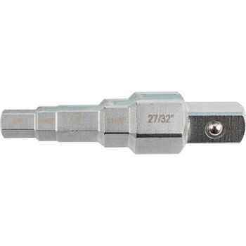 Ключ ступенчатый квадрат 1/2 "для головок 3/8", 29/68 ", 1/2", 21/32 ", 27/32", YT-03316 YATO