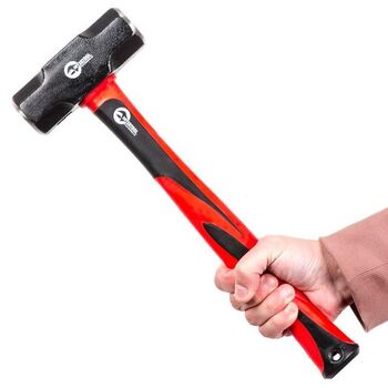 Кувалда 2000 г, ручка з фібергласу, HT-0242 INTERTOOL
