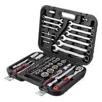 Набор инструментов 1/2" & 1/4", 82ед., Cr-V STORM, ET-8082 INTERTOOL