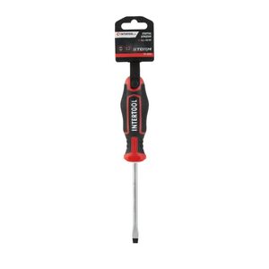 Отвертка шлицевая SL6.0*100 мм, S2, STORM, VT-3410 INTERTOOL