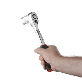 Рукоятка с храповым механизмом на 72 зуба 1/2"., Cr-V, ET-8003 INTERTOOL
