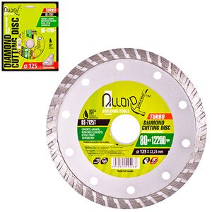 Диск алмазный отрезной Turbo 125 мм DS-7125T Alloid