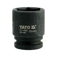 Головка торцевая ударная 6-гранная квадрат 3/4 ", М = 35 мм, L = 56 мм, YT-1085 YATO