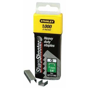 Скоба для степлера "Heavy Duty" тип "G", h = 10 мм, 1000 шт., 1-TRA706T STANLEY